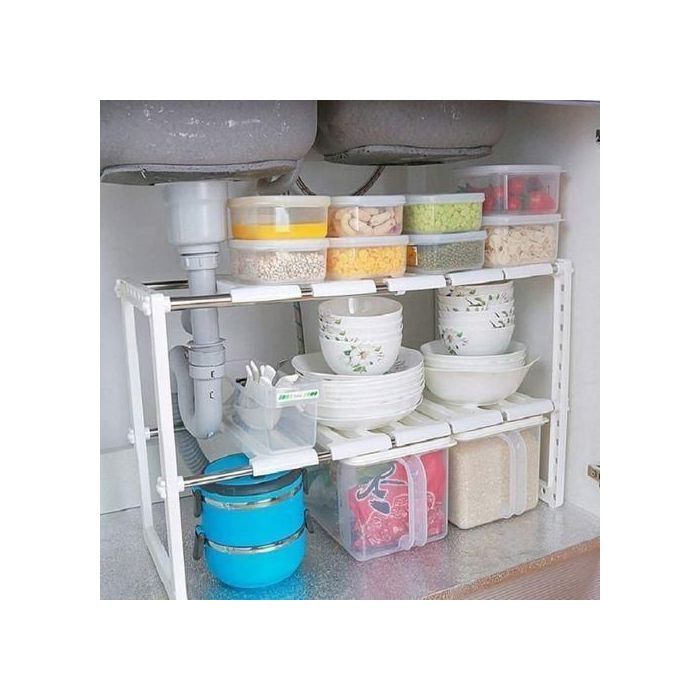 étagère d'aménagement de l'espace Sous le d'évier -sous le Lave-vaisselle -