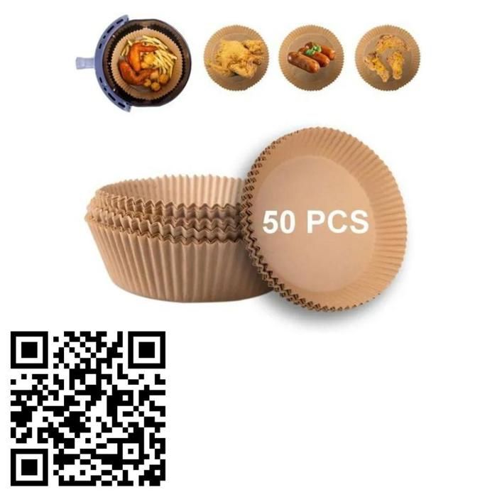 Accessoires friteuse à air lot de 50 doublures pratiques et hygiéniques