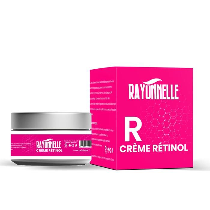 RAYONNELLE - Crème pour le visage au rétinol pour femme