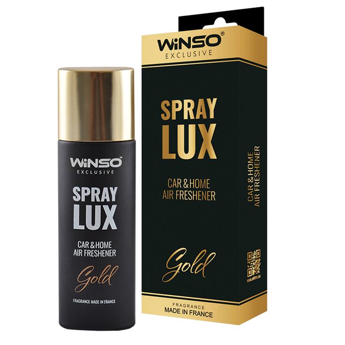 Spray Parfum Auto - WINSO - LUX SPRAY 55ML - Élimine les odeurs - Design élégant - Parfum en cellulose