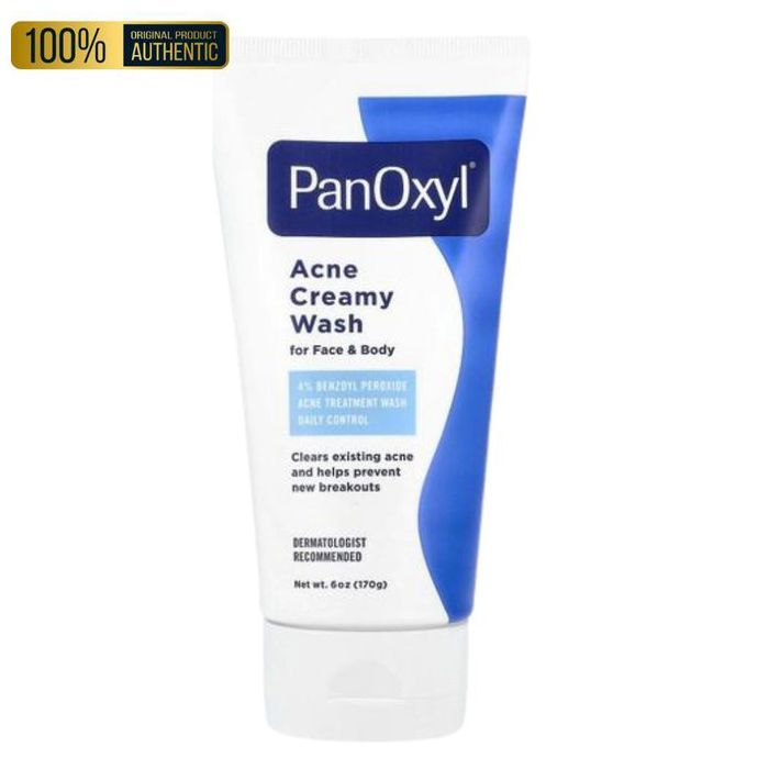 Moussenettoyante pour le visage et l'acné, nettoyant apaisant pour le nettoyage quotidien de la peau  PanOxyl 4% 170 ml