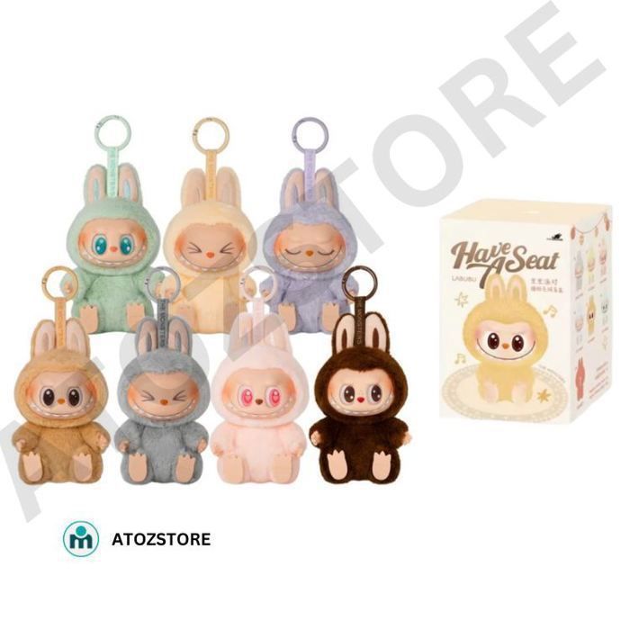 Poupée en peluche - GENERIC - Labubu - 6 pièces - Couleur aléatoire - Macaron Kawai