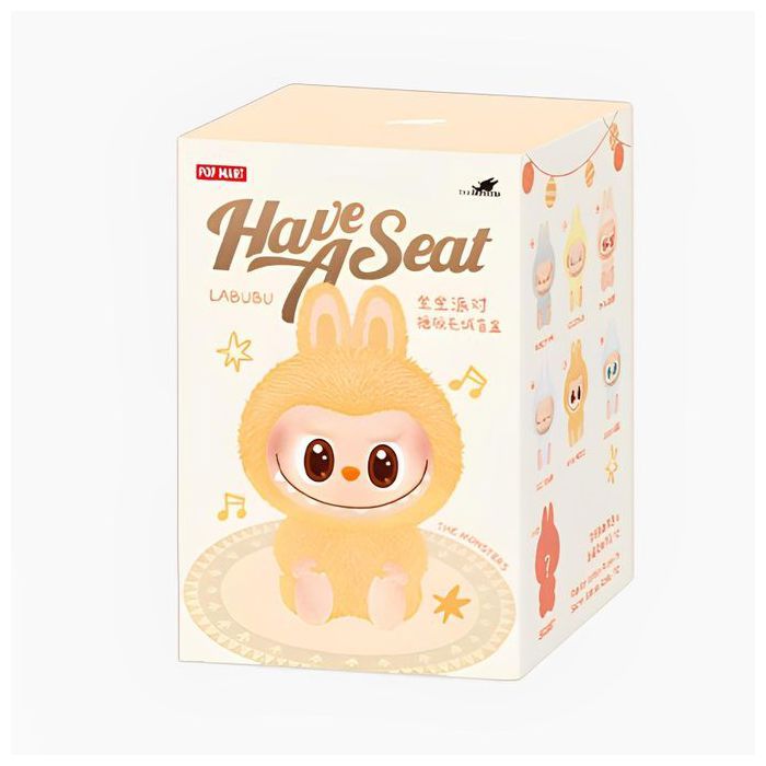 Labubu tissu mystérieux boîte aveugle coeur battement  poupée Labu tissu peluche sac à dos, Couleur aléatoire O