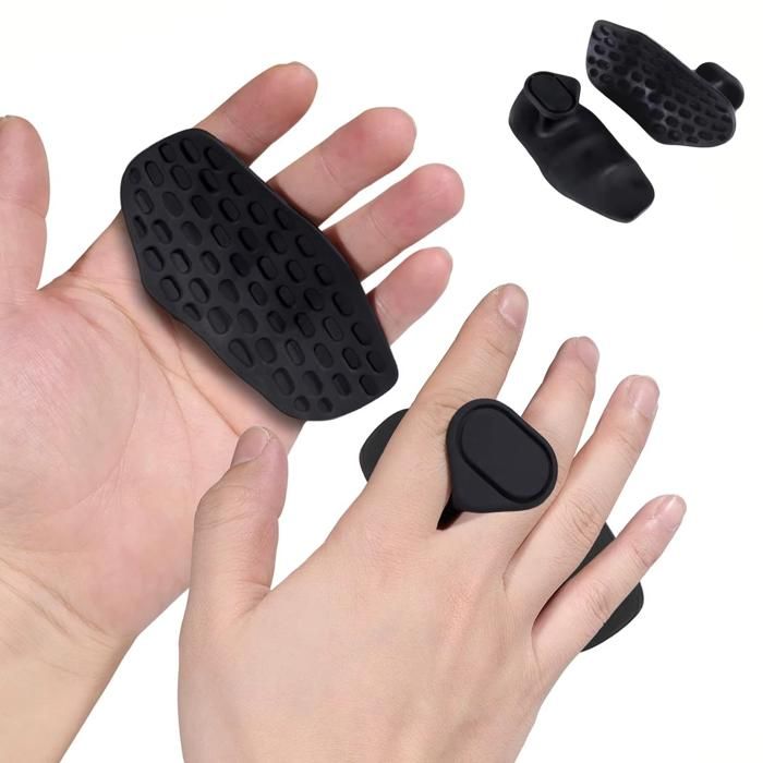 Gants de gymnastique - Confort - Universels - Design ergonomique - Poignées en silicone - Noir