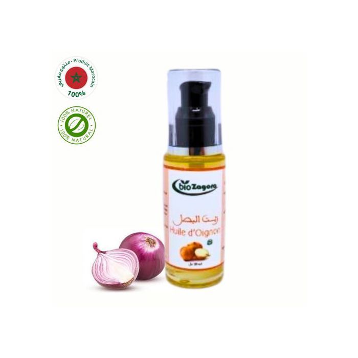 Huile d'Oignon - bio Zagora - 50ml - 100% Naturelle - Cosmétique - Anti-chute de cheveux