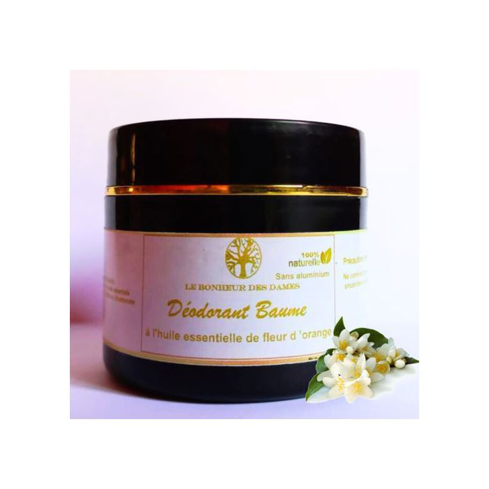 Déodorant - Naturel - Baume - Huile Essentielle de Fleur d'oranger - 50g - Sans Aluminium
