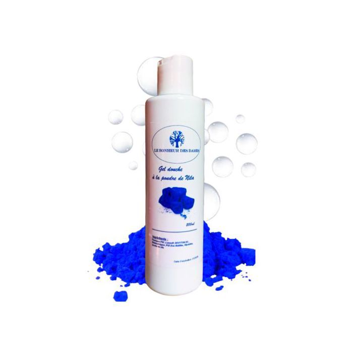 Gel Douche - Bonheur Des Dames - Nila Bleu - 200 ml - Naturel - Sans Parabène
