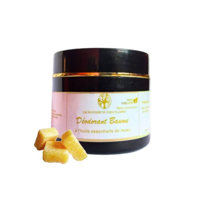 Déodorant - Naturel - Musc - 50g - Sans aluminium - Huile essentielle de jasmin