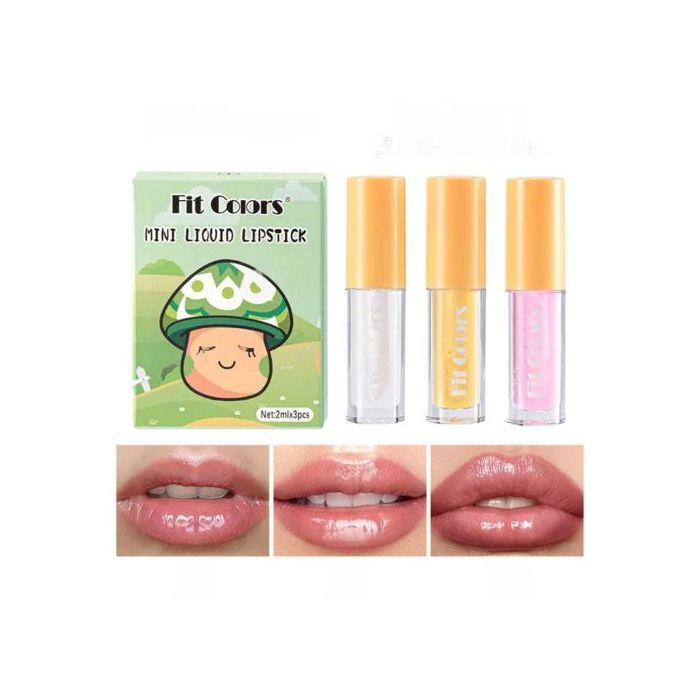 Set de 3 Rouges à Lèvres Waterproof.