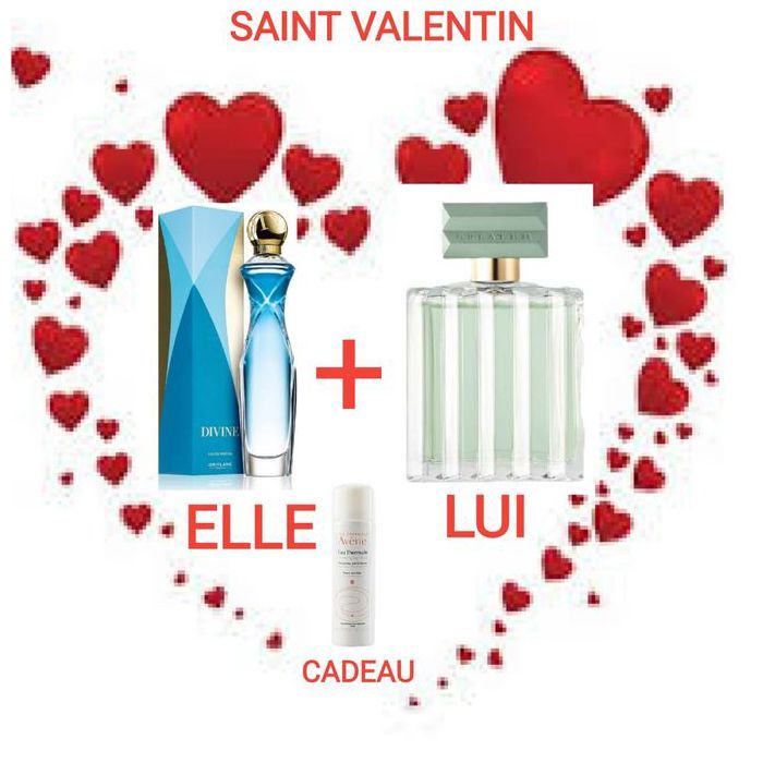 Coffret Parfum - DIVINE - 50 ML + GREATER - Eau de Parfum florale - Cadeau Saint Valentin - 2 produits