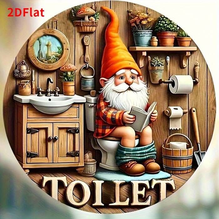 2D Plat  2D, 1pc Vintage "Dieu Bénisse Cette Maison" Rond Acrylique Signe - Floral Coloré & Design de Colombe, Parfait pour le Salo