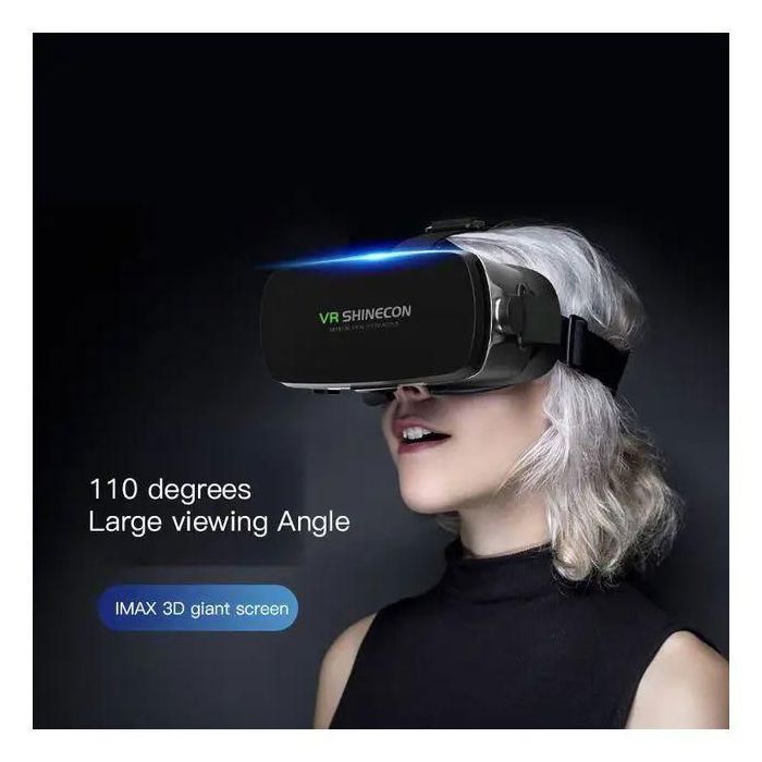 VR SHINECON SHIINECON VR lunettes VR pour téléphone portable tête de réalité virtuelle 3D portant des lunettes numériques de jeu