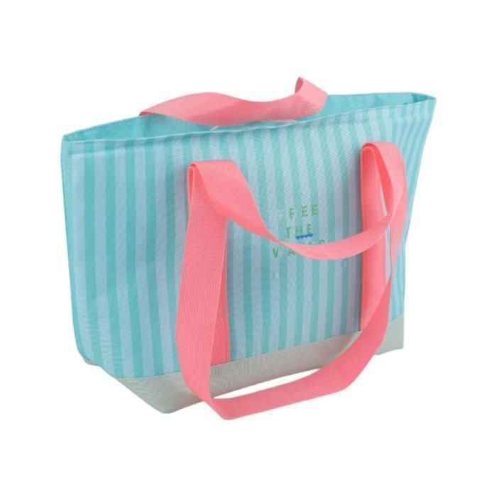 Sac de plage isotherme - GN - 34x17,5x30 cm - Bleu - Léger - Résistant