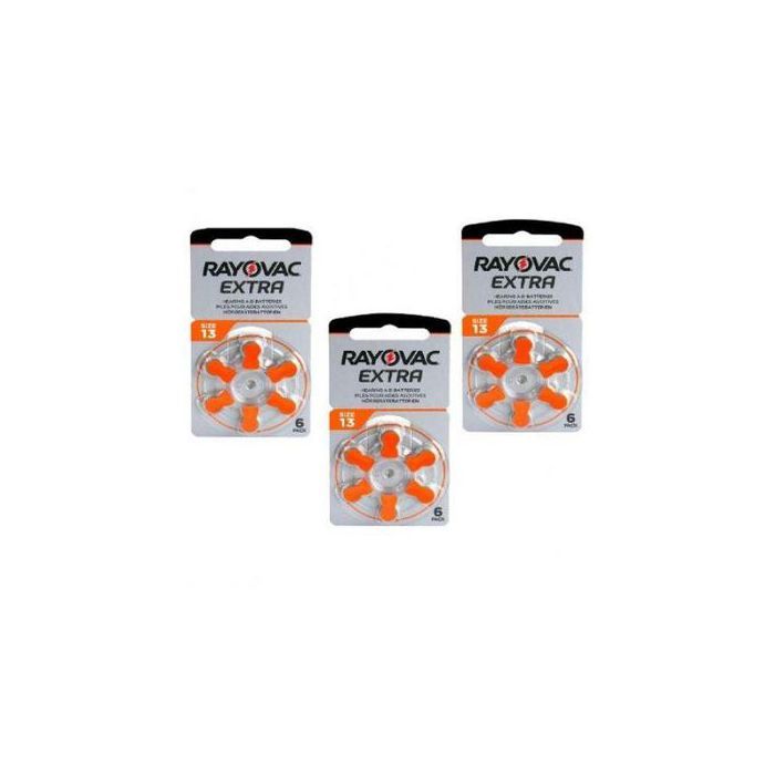 Rayovac piles auditives 13 Extra 18 piles