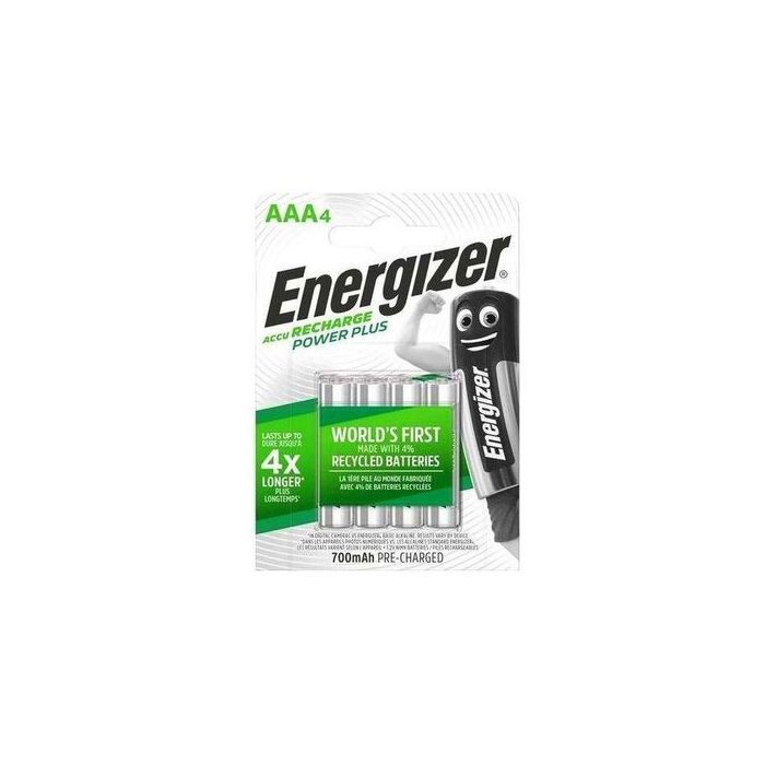 Energizer Blister de 4 Batteries Rechargeables Taille AAA Capacité 700 mAh // 4 Piles