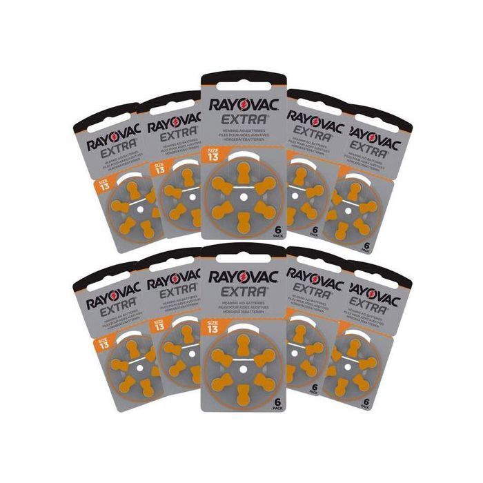Rayovac 60 Piles Auditives 13 // PR48