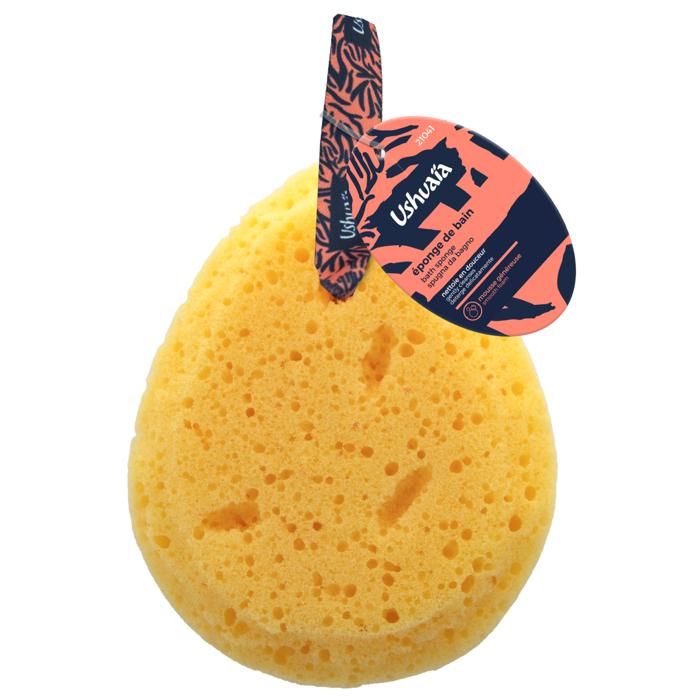 Eponge de Bain - USHUAIA - Absorbante - Mousse Généreuse - Ruban de Suspension - Mixte
