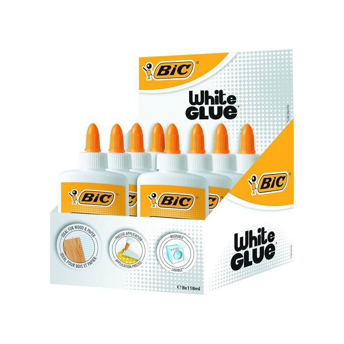 Colle blanche Bic White Glue 118 ML