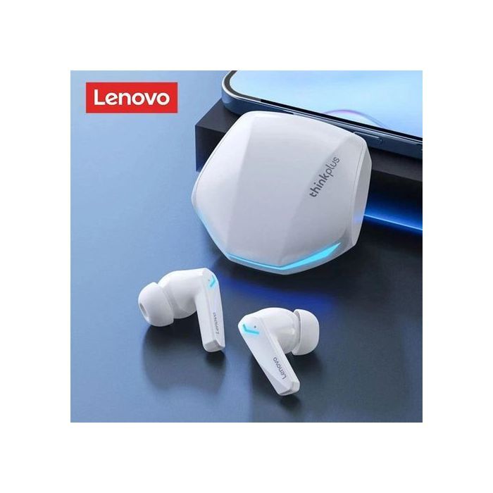 Lenovo Écouteurs Bluetooth 5.3 GM2 Pro Stéréo True Wireless Casque Sans Fil, Antibruit HIFI, intelligent
