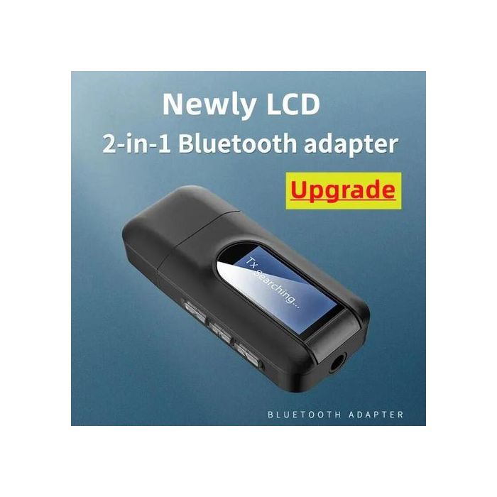 Émetteur et récepteur Bluetooth Audio 5.0, écran LCD, 3.5mm, AUX, Adaptateur pour PC, TV, Casque