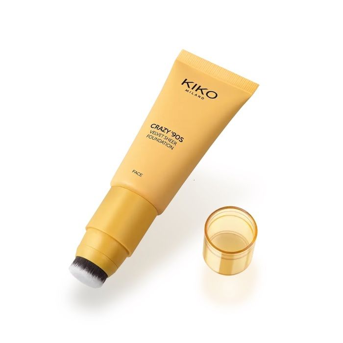 Fond de teint - Crazy '90S - 04 Caramel - Fini naturel - Pinceau intégré - Texture légère