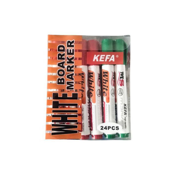 Stylos à craie liquide - KEFA - 24 PCS - Multicolore - Effaçables - Opaque