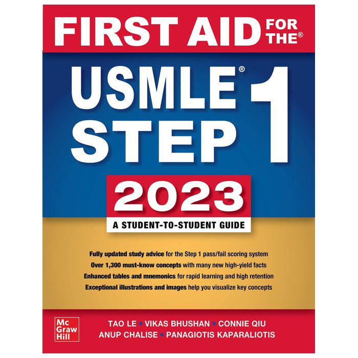Manuel de préparation - GENERIC - First Aid for the USMLE Step 1 - Édition 2023 - 25% de réduction - Non-fiction