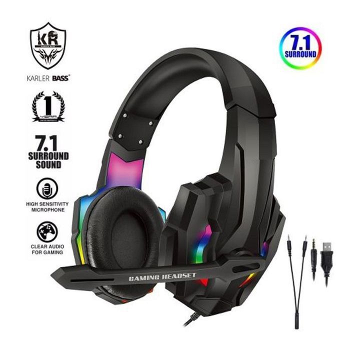 Casque Gamer filaire avec mic , pour PS4, PC, PS3, XBOX R9000