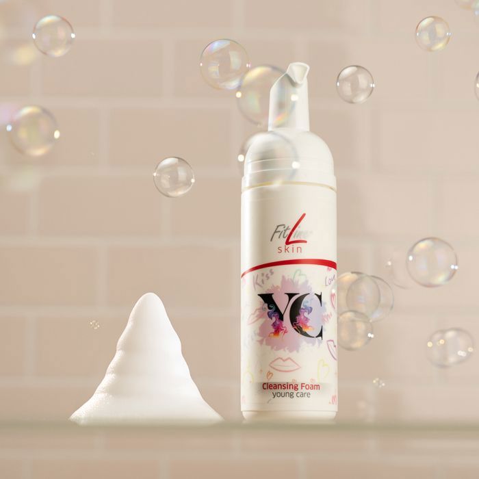 Nettoyant - FITLINE - Young Care - Mousse - 200 ml - Peaux jeunes, grasses et mixtes