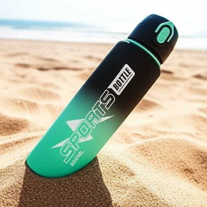 Bouteille d'eau de sport - AYA HOME - Isotherme 800ml-Plastique sans BPA - Couleurs aléatoires - Anti-fuite