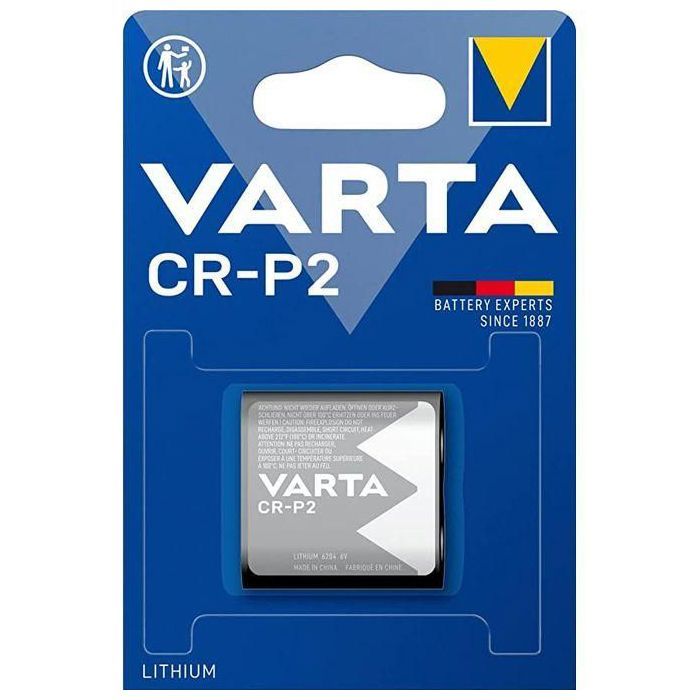 VARTA Pile 6V CR-P2 Batterie Lithium 6 volts Pour Appareil Photo // CR-P2 6V