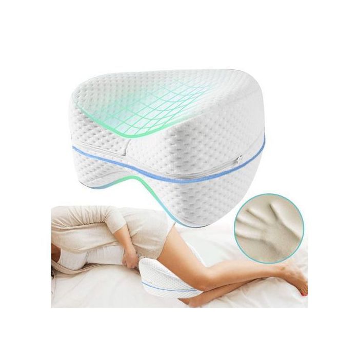 Oreiller en mousse à mémoire soutien confortablement les genoux de jambes