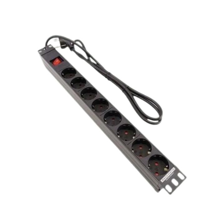 Multiprise 8 Prises avec Protection Contre les Surtensions – DS-1UA-F8-KG