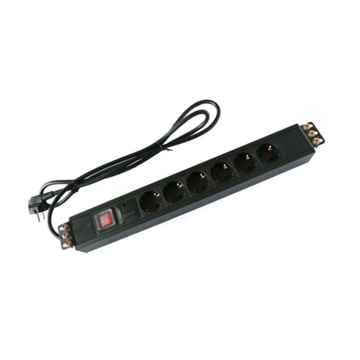 Multiprise 6 Prises avec Protection Contre les Surtensions   DS-1UA-F6-KG