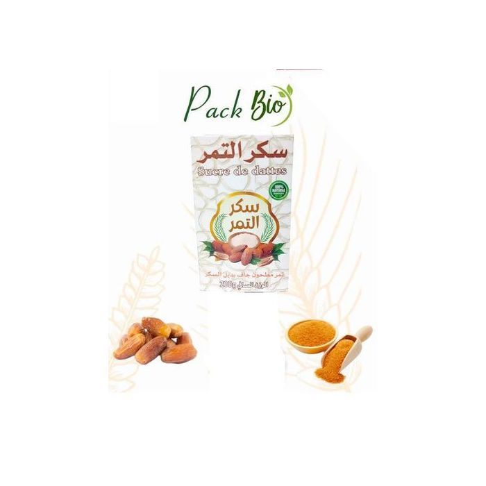 Sucre de dattes, une alternative au sucre blanc 200GR