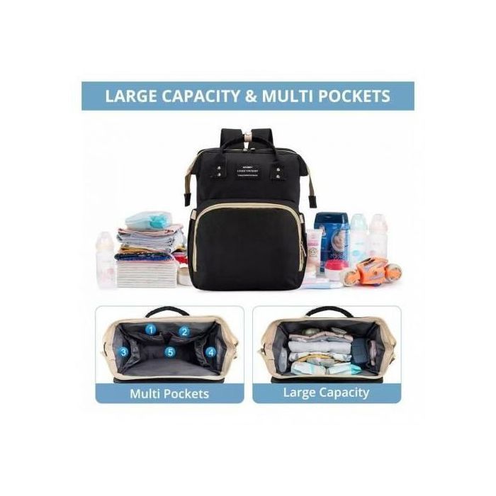 Sac à Dos Avec Lit Confortable pliable pour Bébé, Berceau respirant, panier de couchage pour bébé ,