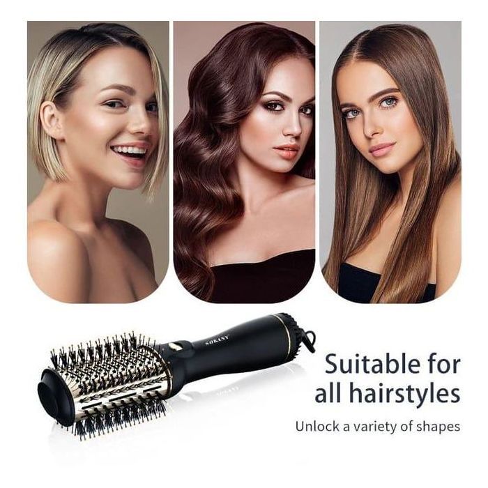 Brosse soufflante sèche-cheveux de haute puissance 3 EN 1 Lisseur