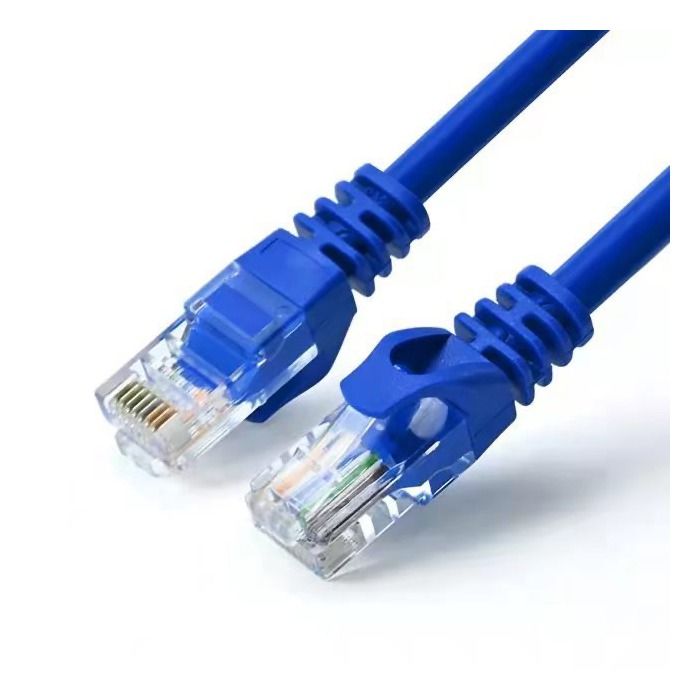Câble RJ45 Cat6 0,5M AWG24 Bleu Foncé – Réseau Haut Débit Court