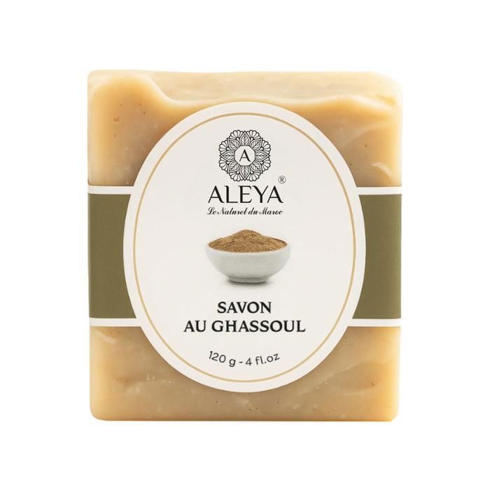 Savon - ALEYA - Au Ghassoul - 120g - Purifiant - Sans parabène