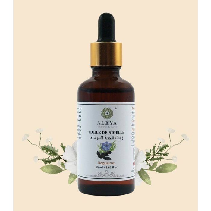 Huile de Nigelle - Marque Non Spécifiée - 50ml - Pure Pressée à Froid - Antioxydante - Apaisante