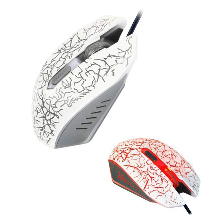 GAME MOUSE Souris Gamer DPI 6 Boutons pour PC Blanc