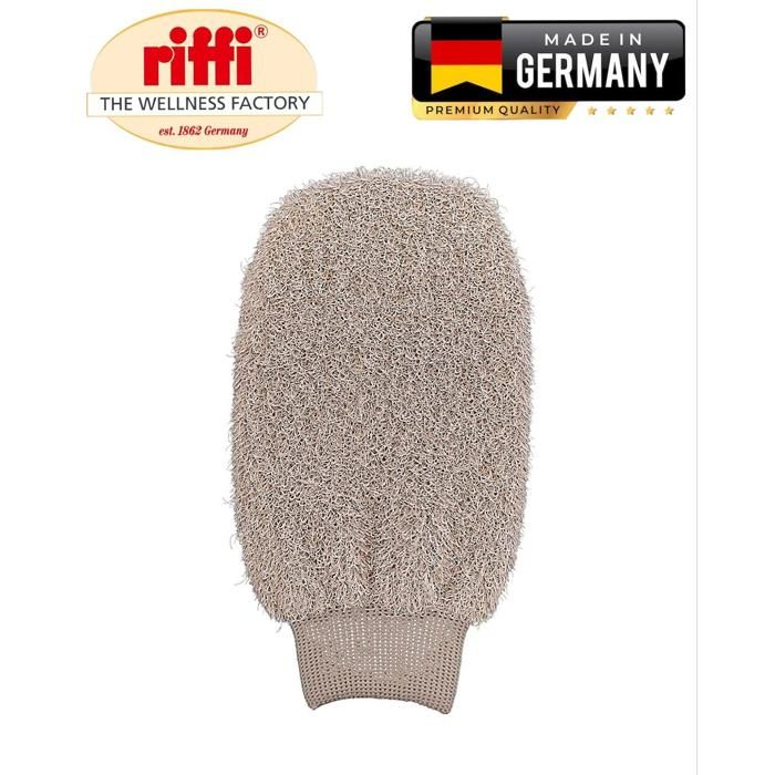 Gant de bain - RIFFI - Antibactérien - Hygiénique - Made in Germany - Mixte