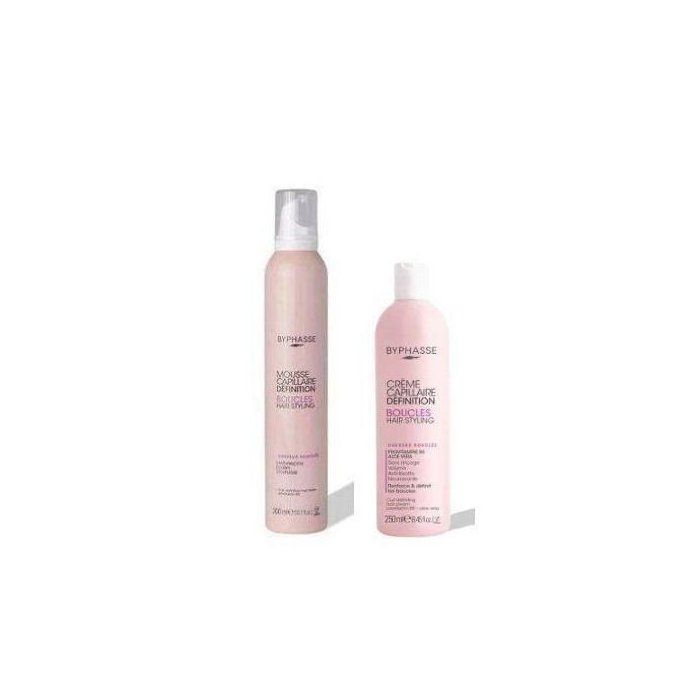 Byphasse Mousse (300ml)+ Crème(250ml) Définition Boucles Anti Frisottis
