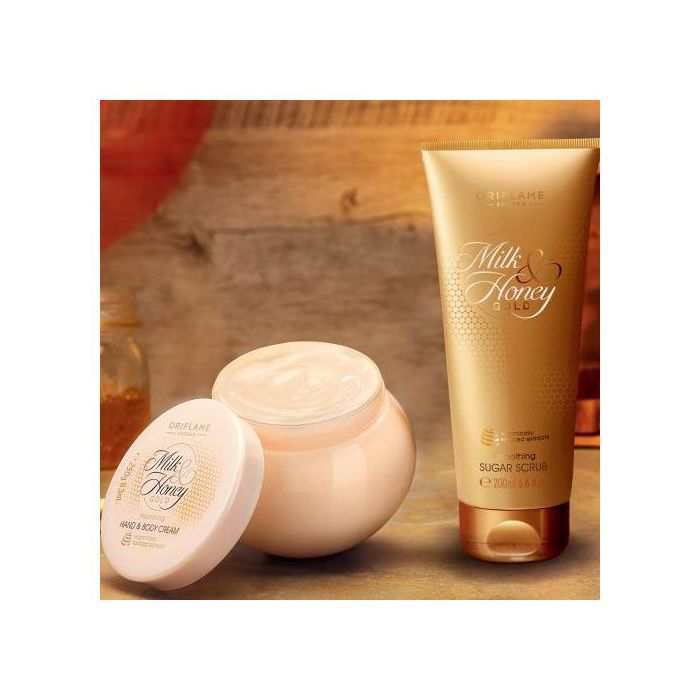 Pack Milk and Honey: Gommage corporel au sucre et miel+ crème pour le corps