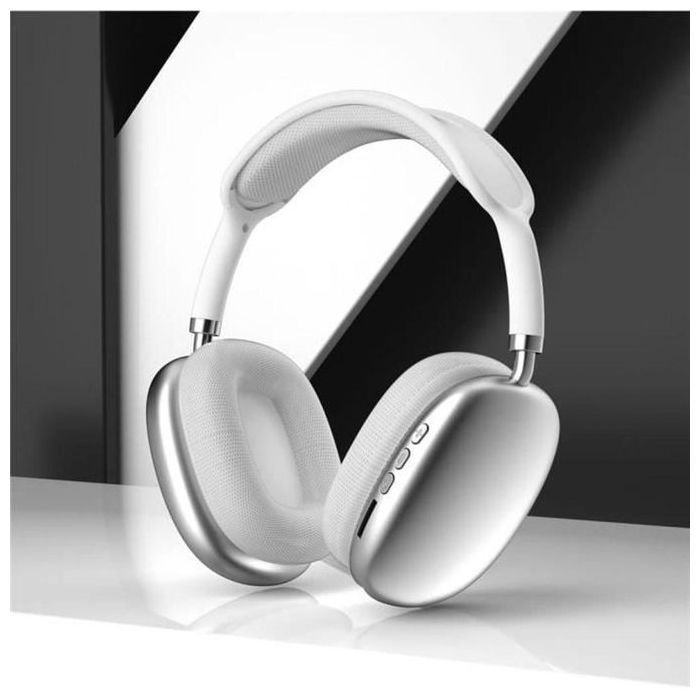 Casque Bluetooth P9 sans fil avec micro, anti bruit avec Entrée jack et Carte SD