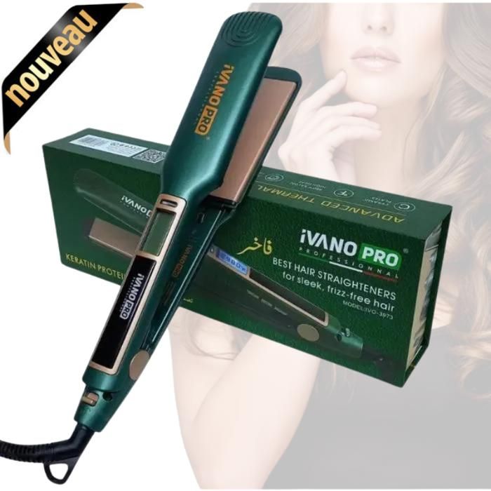 Lisseur Professionnel Ivano Pro IVO-3973 – Haute Technologie pour un Lissage Parfait