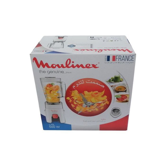 Blender Genuine 500W, 1 vitesse + pulse, Bol 1,75L et 1 accessoire mulinex,couleur aléatoir
