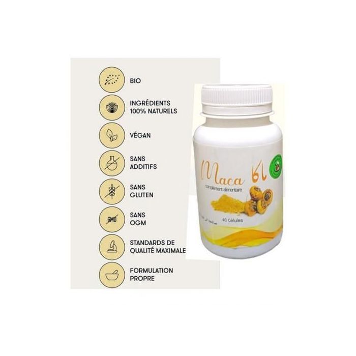 Maca 40 gélules -BIO