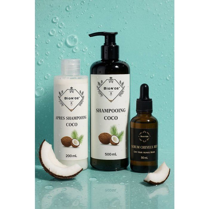 Pack Shampoing - BION'OR - APR7S - Noix de coco - Hydratation - Cheveux brillants