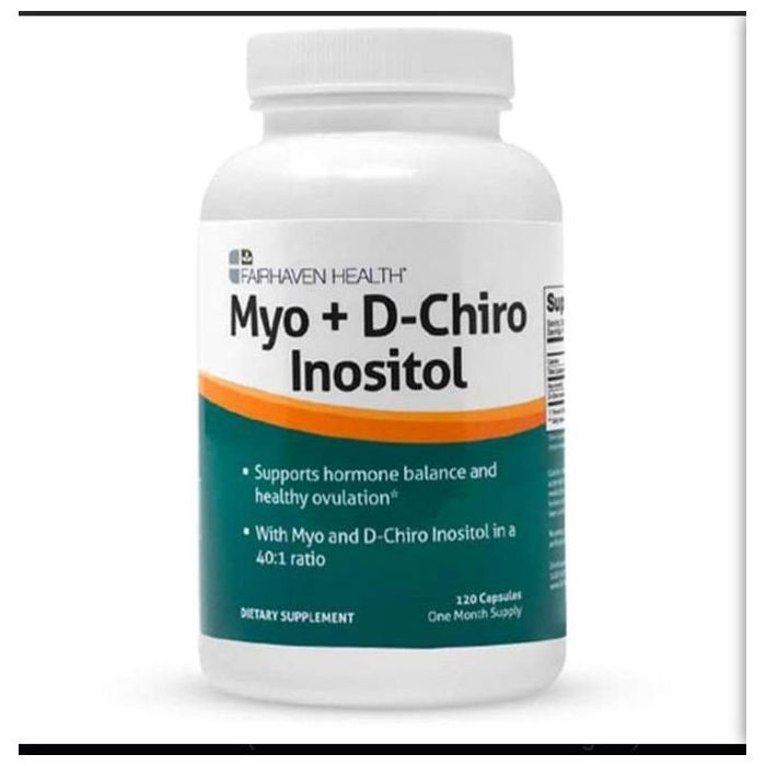 Fairhaven Health Myo + D-chiro inositol. 120 capsules
